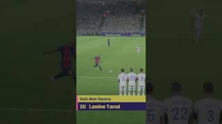 Lamine Yamal free kick goal efootball 2025 #lamineyamal #yamal #freekick #goal #efootball2025