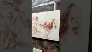 Sketching with an airbrush. #artistlife #airbrushsketching #shortvideo #airbrushart #painting #art