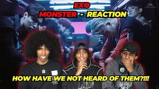 UK NON K-POP FANS REACT TO EXO FOR THE FIRST TIME FIRST!!!  EXO -  (엑소) 'Monster' REACTION!!