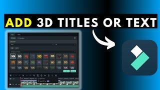 Unleash the Power of 3D Titles in Your Videos - Quick 3D Text in Filmora 12