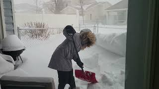 Minot AFB Blizzard April 2022