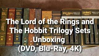 The Lord of the Rings and The Hobbit DVD/Blu-Ray/4K Trilogy Box Sets