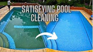 SATISFYING POOL CLEANING!