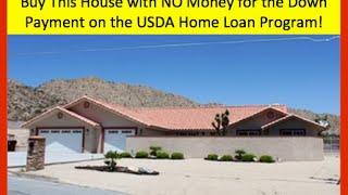 Buy this House in Yucca Valley CA on the USDA Home Loan Program