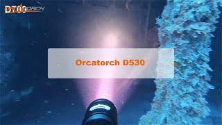 OrcaTorch D530 Dive Light 1300 Lumens 8 Degree Super Focus Beam Angle