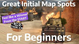 Great Initial Map Spots for Beginners - War Thunder!