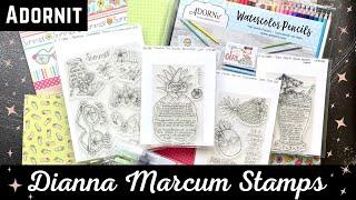 Come See! Adornit Stamp Ambassador w/ Dianna Marcum Stamps #cardmaking #cardmakingideas