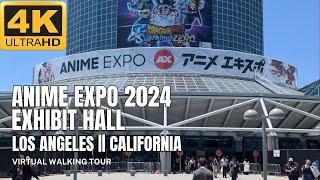 WALKTHROUGH IN 4K ANIME EXPO 2024 AX 2024 EXHIBIT HALL || LOS ANGELES, CA #anime