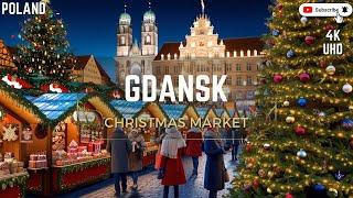 Explore The Magic Of Gdansk Christmas Market In Stunning 4k Walking Tour