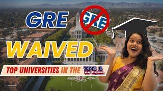 USA Universities DROP GRE Requirement for Top Courses in 2025 !!