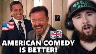 American Reacts to British vs American Comedy *What's the Difference?*