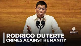 Former Philippine President Rodrigo Duterte arrested for crimes against humanity