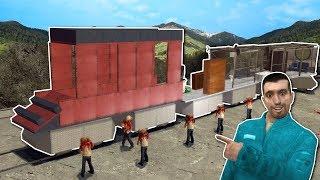 BUILDING A TRAIN AGAINST ZOMBIES! - Garry's Mod Gameplay - Gmod Zombie Apocalypse Roleplay!