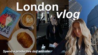 A productive day in the life | weekend London vlog: self-care, workout, planning, food shop