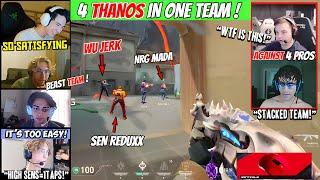 When 4 Thanos Playing in One Team Ft.SEN Zekken SEN Johnqt SEN Reduxx & NRG Mada Vs EG NaturE & More