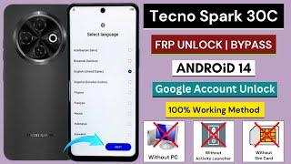 Tecno Spark 30C (KL5) Frp Bypass/Unlock Android 14 | Tecno KL5 Frp Unlock-Without PC