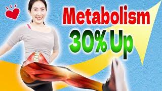 Just Swing Leg to Lose Weight! Speed Up 30% of Metabolism with Simple Easy & Fun Moves