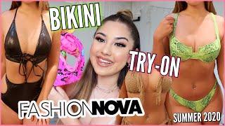 BIKINI TRY-ON HAUL Summer 2020  Fashion Nova SWIMWEAR