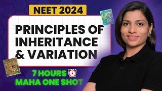 Principles of Inheritance and Variation Class 12 One Shot | NEET 2024 Biology | NCERT |Ritu Rattewal