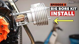 GY6 Big Block Big Bore Kit Install [Episode 5] 232cc Engine Build