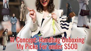 W Concept Haul Under $500 | Handbag Unboxing | Winter Coats and Bags