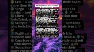 What Magnetically Draws Each Sign to Their Soulmate #zodiac #zodiacsigns