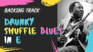 Blues backing track - Drunky Shuffle Blues in E | Muddy Waters style