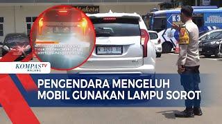 Viral Mobil Milik Selebgram King Abdi Gunakan Lampu Sorot