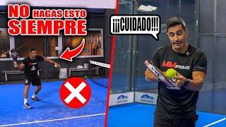 ️CUIDADO si JUEGAS CORTADO en Pádel | Tutorial Técnico Táctico Mejora tu Pádel