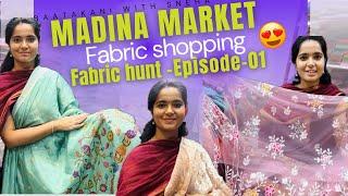 Madina market fabric shopping | Dasara Shopping  | Charminar shopping | Fabric in Hyderabad