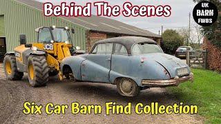 Collecting Six Barn Find Cars With Anglia Car Auctions | Ford x2, Opel, Jaguar, Land Rover & Austin