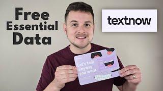 TextNow - Free Essential Data (FREE 5G Phone Service Review)