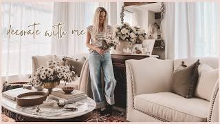 NEW HOME DECORATE WITH ME | HOME DECORATING TIPS | DECOR IDEAS | EARLY FALL DECORATING