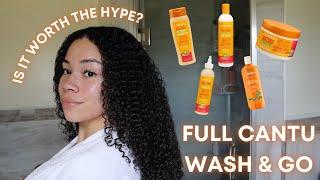 FULL Cantu Wash & Go! | Is The Guava & Ginger Collection Worth The Hype?!