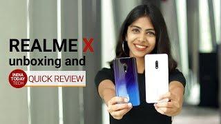 Realme X Unboxing & Quick Review: Features, Specs, Price in India