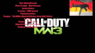 mw3 info-all guns-mp5