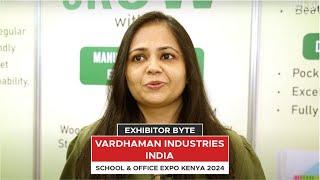 School & Office Expo 2024 Kenya | Vardhaman Industries | Exhibitor Byte