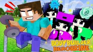 3 Sadako Sisters and BODYBUILDER HEROBRINE !  - Cute Story