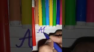 writing the A name Abrish#shortvideo