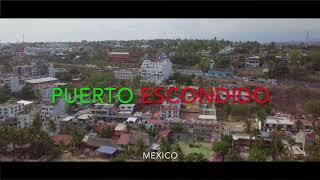 Puerto Escondido Drone DJI - Backpacking Mexico's Oaxaca Coast