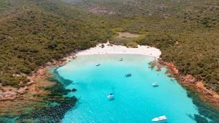 Plage de Carataggio | Tahiti Beach | Corsica | Aerial