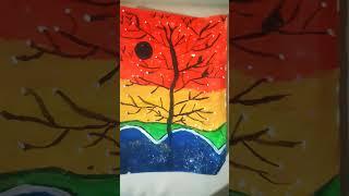 sun set Drawing colourful water colour #aditya art and craft