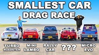I Drag Raced the SMALLEST Cars in the World!