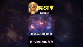佛說如來 如來藏秘：眾生心脈 如來永存 #開悟 #悟道