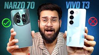 vivo T3 5G vs realme Narzo 70 Pro *Full Comparison*  Best Phone Under 20K?  