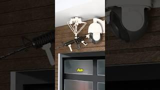 Smart Security: AI Rifle System Neutralizes Intruder Detected by CCTV