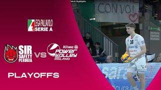 Perugia vs Milano | Highlights | SuperLega |  Playoffs