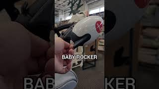 How to calm and rock your baby to sleep in  pram or stroller. Use The Rockit Baby Rocker