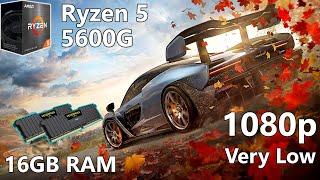 Forza Horizon 4 - Ryzen 5 5600G - 16 GB RAM (1080p at Very Low Preset)