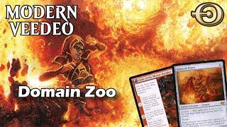 Domain Zoo wins MTGO Showcase! Best deck vs UR Prowess! | Modern | MTGO